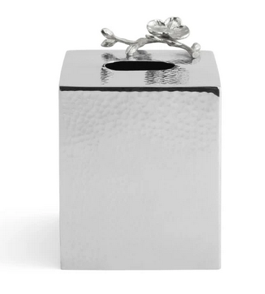 White Orchid Tissue Box